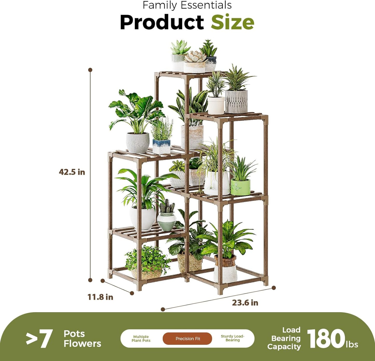 Plant Shelf Corner Plant Stand/Rack for Indoor and Outdoors