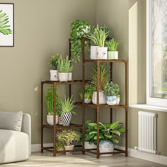 Plant Shelf Corner Plant Stand/Rack for Indoor and Outdoors