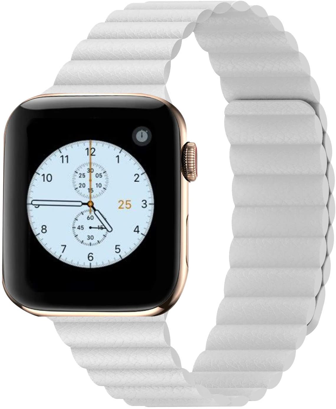 Synchro Bands Compatible with Apple Watch Band Series 5 4 3 2 1, Size 44mm, 42mm, 40mm, 38mm  for Women or Men