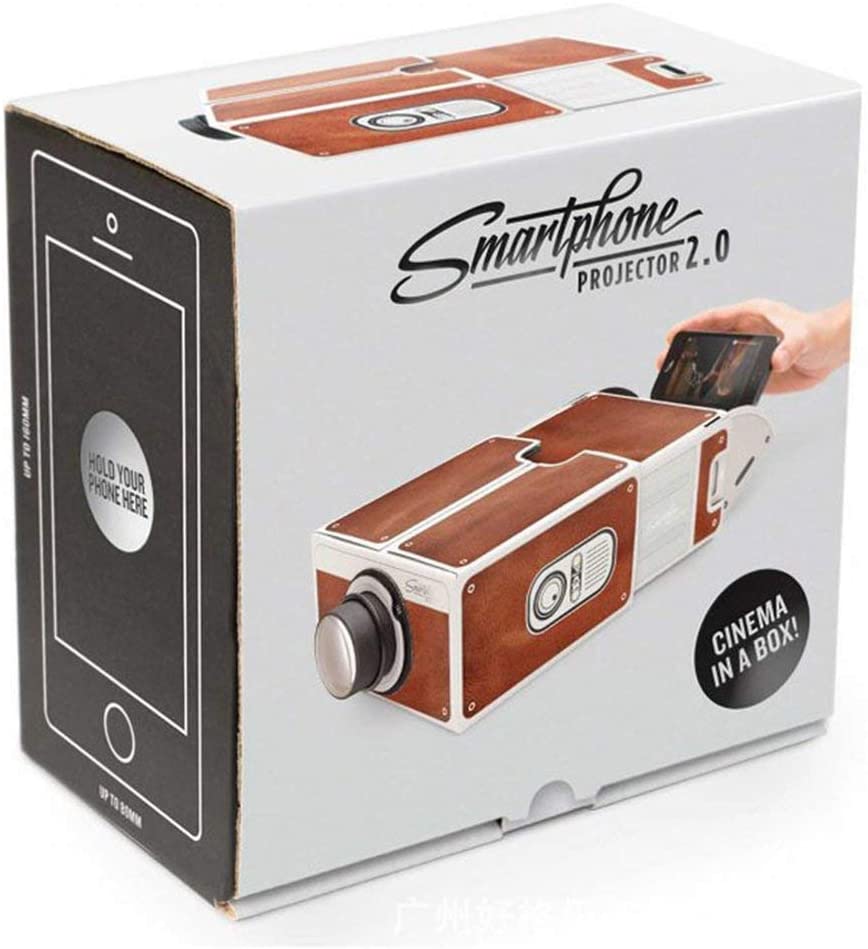 Mini Portable Cardboard Smart Phone Projector for Home Theater Projector Audio Or Video