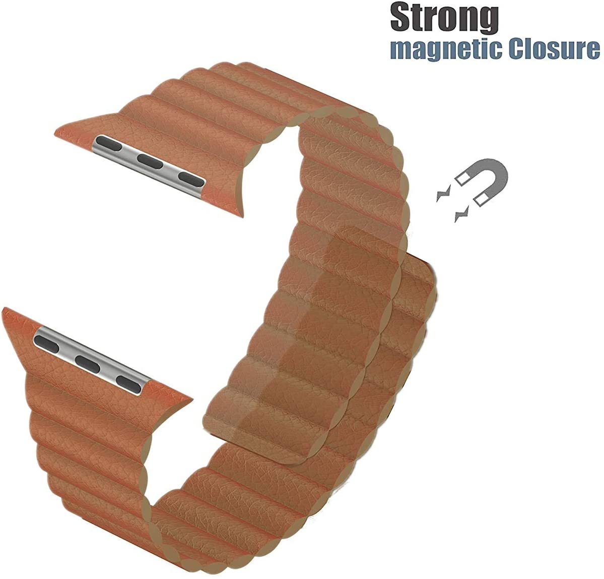 Synchro Bands Compatible with Apple Watch Band Series 5 4 3 2 1, Size 44mm, 42mm, 40mm, 38mm  for Women or Men