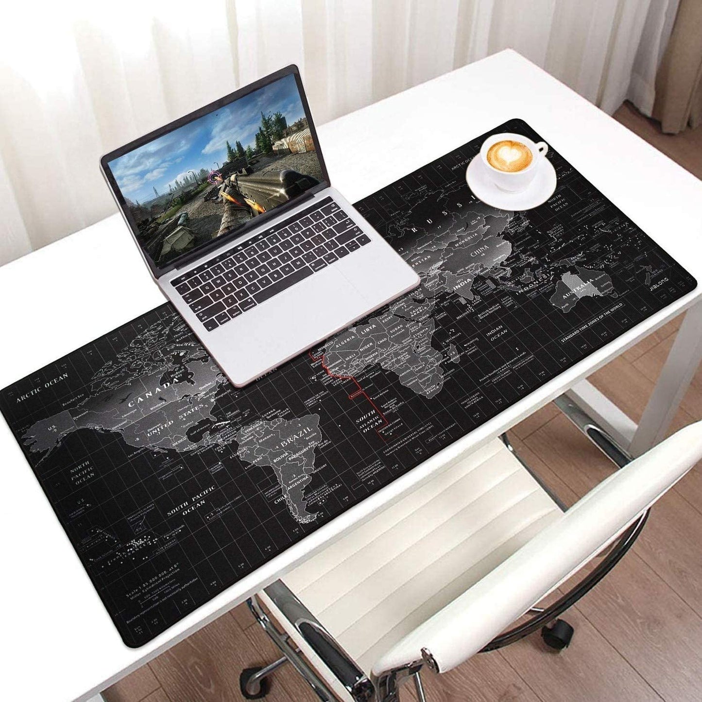 Gaming Mouse Pads, 800x400mm, Ergonomic, Comfortable, Anti-wear Stitching Edge, Mouse pad for Gamers’ Computers