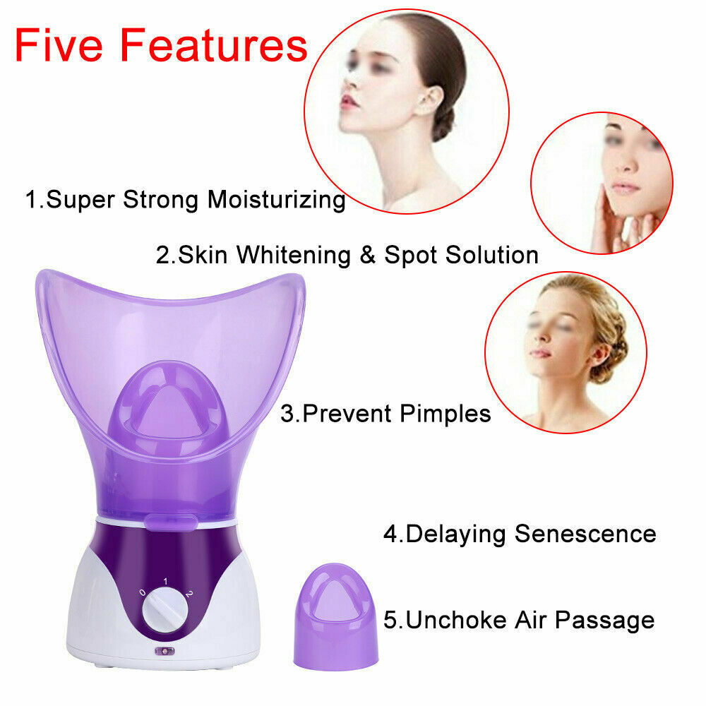 Beauty Nymph Spa Home Facial Steamer, Sauna Pores with Timer and Extract Blackheads, Rejuvenate and Hydrate Your Skin for Youthful Complexion